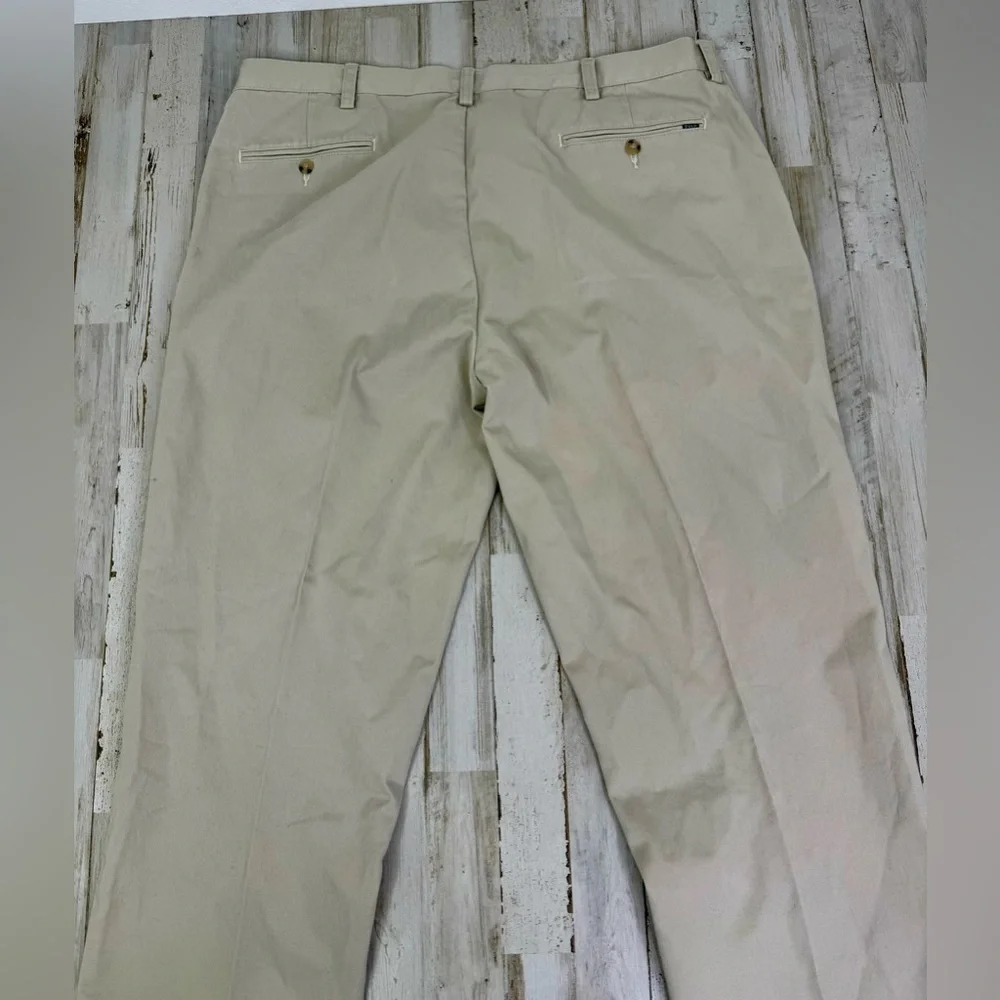 Polo Ralph Lauren Men’s Chino Stretch Straight Fit Pants Beige 40x32